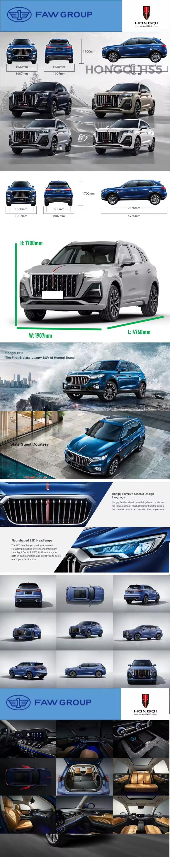 169 HP Carro chinês Hongqi H51.5 Litro Turbocharged Sedan 0