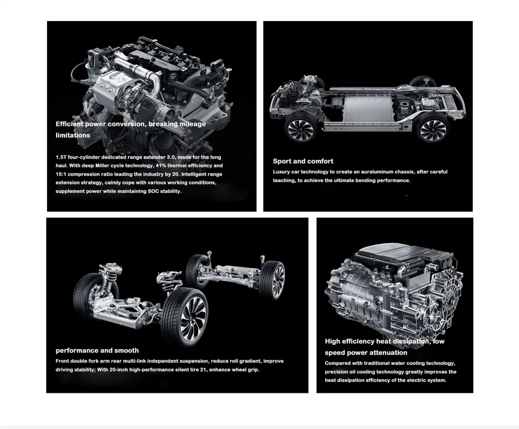 2024 Huawei Aito M7 Automobile Extended Range Veículo elétrico 8