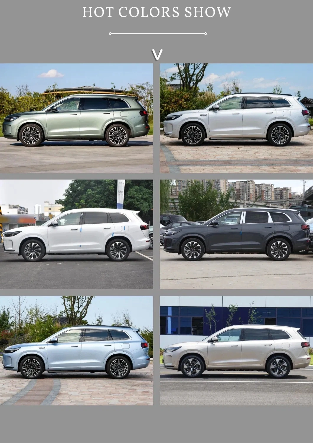 2024 Huawei Aito M7 Automobile Extended Range Veículo elétrico 9